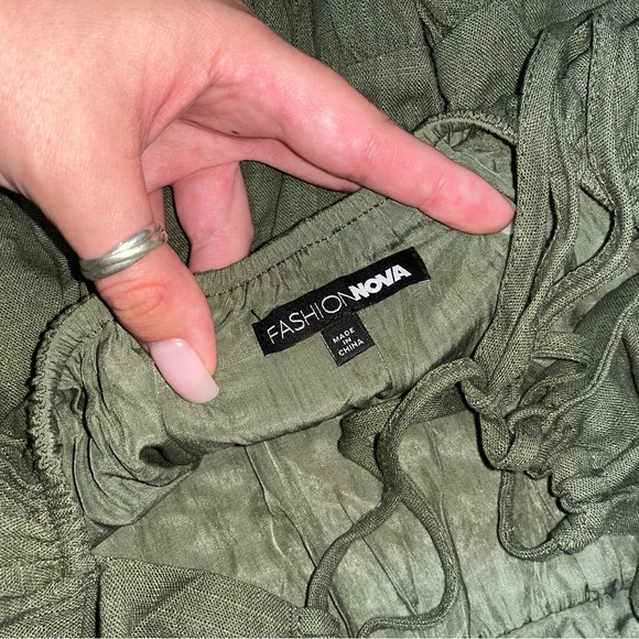 Fashion Nova | Green Maxi Dress - Picture 10 of 10